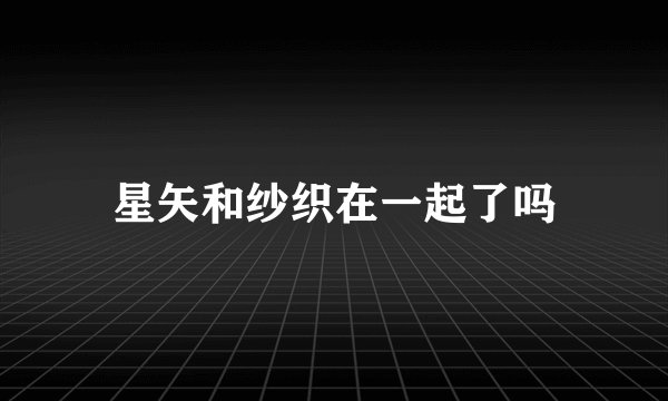 星矢和纱织在一起了吗