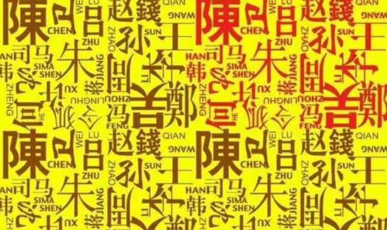 2019姓氏最多的排名是什么？