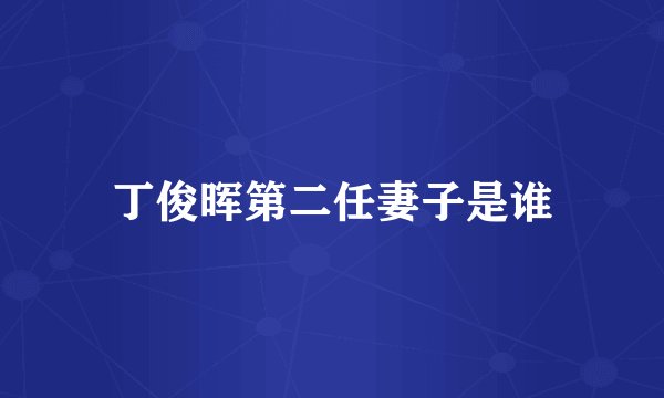 丁俊晖第二任妻子是谁