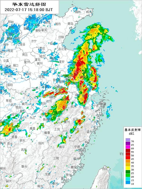 18日夜间起9省市部分地区有大暴雨!具体涉及到了哪些地方?