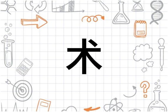 术的拼音组词和部首