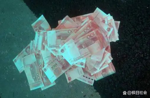 上海某居民从楼上狂撒百元钞票,随后跳下高楼,真相是什么?