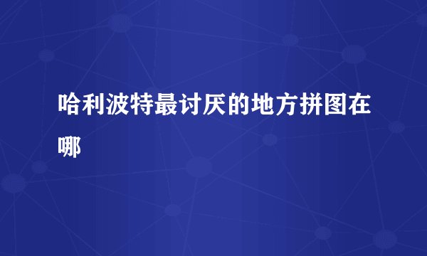 哈利波特最讨厌的地方拼图在哪