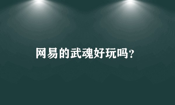 网易的武魂好玩吗？