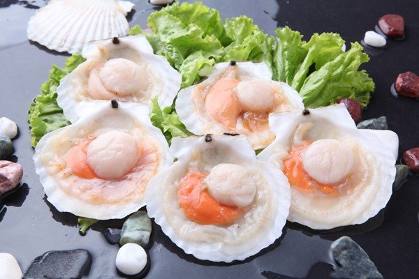 自助餐里的扇贝怎么吃