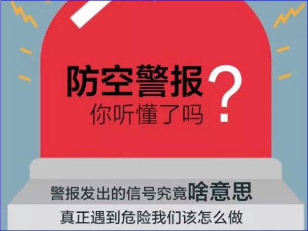 918防空警报响三次是什么意思