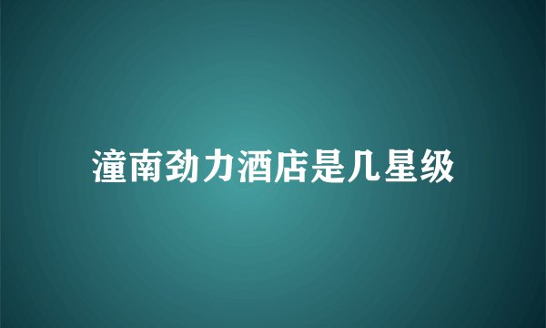 潼南劲力酒店是几星级