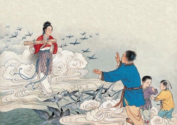 七夕今宵看碧霄的译句是什么？