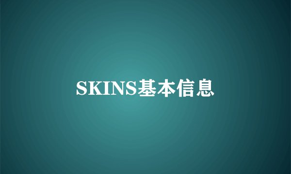 SKINS基本信息