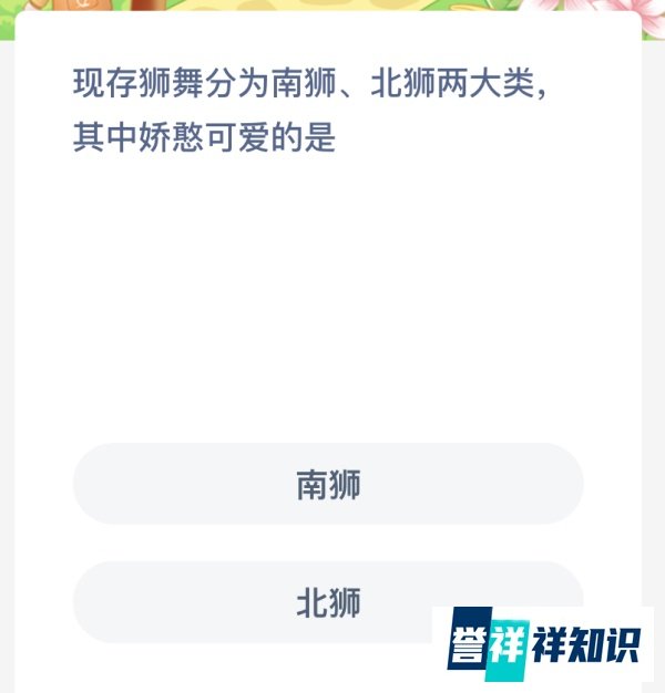 现存狮舞分为南狮北狮两大类其中娇憨可爱的是
