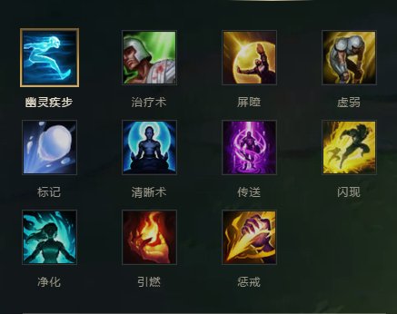 英雄联盟召唤师技能都有哪些？