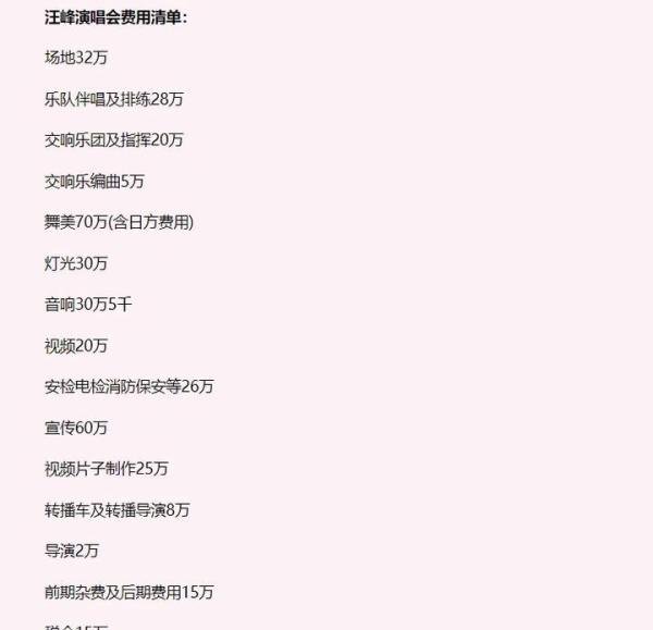 汪峰演唱会上座率惨淡,十几年前就赔本赚吆喝!